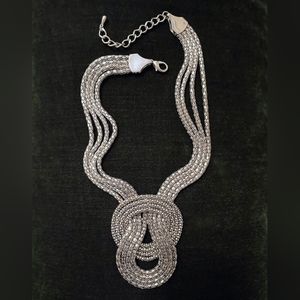 Knot choker necklace